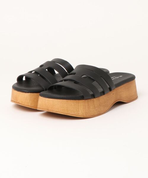 TITE IN THE STORE（ティテ　インザ　ストア）の「【MOHI/モヒ】ＨＨプラットフォームサンダル（サンダル・レディース・ブラック/ホワイト・38/37）」の7枚目の写真