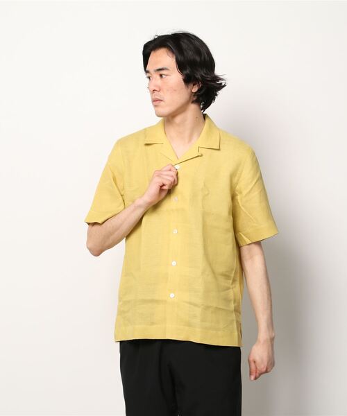 新品☆Paul Smith COLLECTION 半袖麻シャツ☆黄色☆XLサイズ ポールスミス シャツ 花柄 イエロー系 半袖｜Yahoo!フリマ（旧