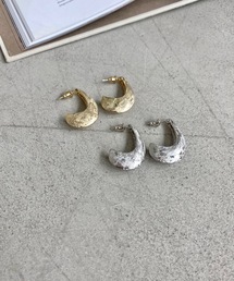 SANSeLF（サンセルフ）の「matte half moon pierce【SANSeLF】sanak22s007（ピアス（両耳用））」