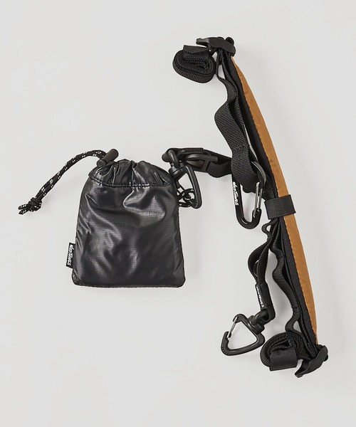 WILD THINGS（ワイルドシングス）の「【WILD THINGS/ワイルドシングス】X-PACK ストラップテープ（ショルダーバッグ・メンズ・ブラック/ベージュ/グリーン・FREE）」の4枚目の写真