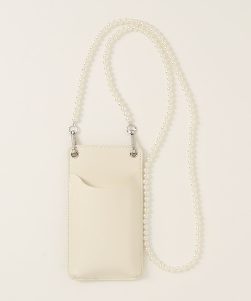apres jour（アプレジュール）の「パールショルダースマホケース【ZOZOTOWN限定アイテム】（スマホグッズ・レディース・ブラック/ピンク系その他/アイボリー/ライトブルー・ﾌﾘ-）」の20枚目の写真