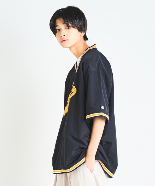 STARTER（スターター）の「JE-STARTER.リブラインプルオーバー（Tシャツ/カットソー・メンズ・ホワイト/ブラック/グリーン・M/L）」の18枚目の写真