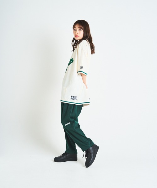 STARTER（スターター）の「JE-STARTER.リブラインプルオーバー（Tシャツ/カットソー・メンズ・ホワイト/ブラック/グリーン・M/L）」の10枚目の写真