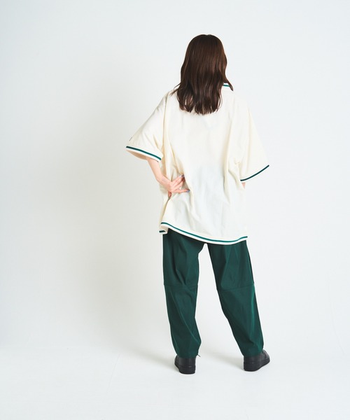 STARTER（スターター）の「JE-STARTER.リブラインプルオーバー（Tシャツ/カットソー・メンズ・ホワイト/ブラック/グリーン・M/L）」の12枚目の写真