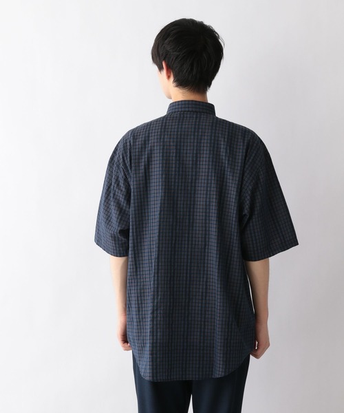 GLOBAL WORK(グローバルワーク)の「シアドビーチェックシャツ/276100(シャツ/ブラウス・メンズ・スカイブルー/ダークブラウン/ネイビー/ライトベージュ・SMALL/MEDIUM/LARGE/X-LARGE)」の5枚目の写真