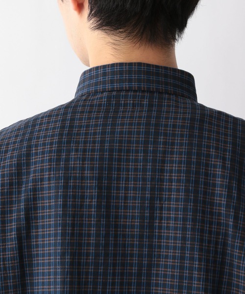 GLOBAL WORK(グローバルワーク)の「シアドビーチェックシャツ/276100(シャツ/ブラウス・メンズ・スカイブルー/ダークブラウン/ネイビー/ライトベージュ・SMALL/MEDIUM/LARGE/X-LARGE)」の10枚目の写真