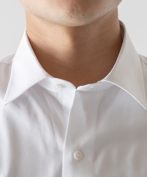 【セール】TESTAスマートドレスシャツ＜オックスホワイト＞（ビジネスシャツ）｜BRICK & SONS（ブリックアンドサンズ）