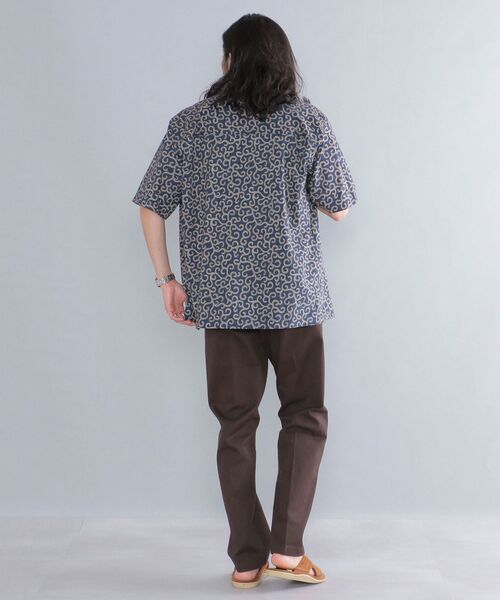 SHIPS（シップス）の「SHIPS: テンセル 総柄プリント オープンカラー