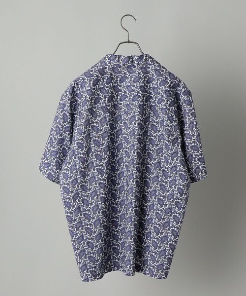 SHIPS（シップス）の「SHIPS: テンセル 総柄プリント オープンカラー