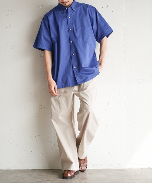 417 EDIFICE(フォーワンセブンエディフィス)の「【ESSENTIAL / エッセンシャル】ボタンダウン ショートスリーブ シャツ(シャツ/ブラウス・メンズ・ホワイト/サックスブルー/ブルー系その他/その他7/その他10/その他16・MEDIUM/LARGE/SMALL)」の17枚目の写真