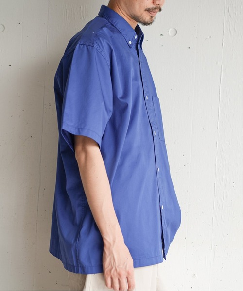 417 EDIFICE(フォーワンセブンエディフィス)の「【ESSENTIAL / エッセンシャル】ボタンダウン ショートスリーブ シャツ(シャツ/ブラウス・メンズ・ホワイト/サックスブルー/ブルー系その他/その他7/その他10/その他16・MEDIUM/LARGE/SMALL)」の19枚目の写真