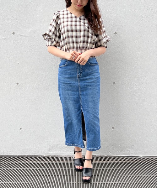 TORTE（トルテ）の「カシュクールバックリボントップス（シャツ/ブラウス・レディース・ホワイト/ブラック/パープル/レッド・FREE）」の7枚目の写真