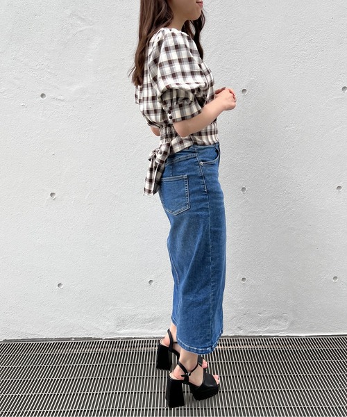 TORTE（トルテ）の「カシュクールバックリボントップス（シャツ/ブラウス・レディース・ホワイト/ブラック/パープル/レッド・FREE）」の9枚目の写真