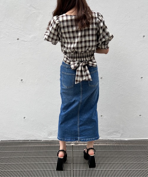 TORTE（トルテ）の「カシュクールバックリボントップス（シャツ/ブラウス・レディース・ホワイト/ブラック/パープル/レッド・FREE）」の11枚目の写真