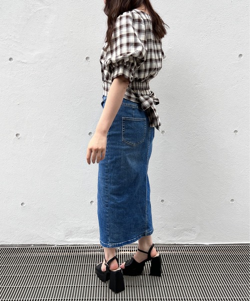 TORTE（トルテ）の「カシュクールバックリボントップス（シャツ/ブラウス・レディース・ホワイト/ブラック/パープル/レッド・FREE）」の12枚目の写真