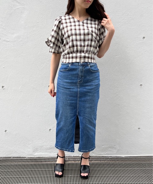 TORTE（トルテ）の「カシュクールバックリボントップス（シャツ/ブラウス・レディース・ホワイト/ブラック/パープル/レッド・FREE）」の13枚目の写真