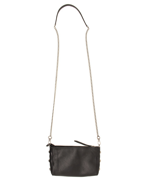 ROSE BUD（ローズバッド）の「 B145035 LAMB LEATHER STUDS POCHETTE（ショルダーバッグ・レディース・パープル/ブラック・ONE SIZE）」の8枚目の写真