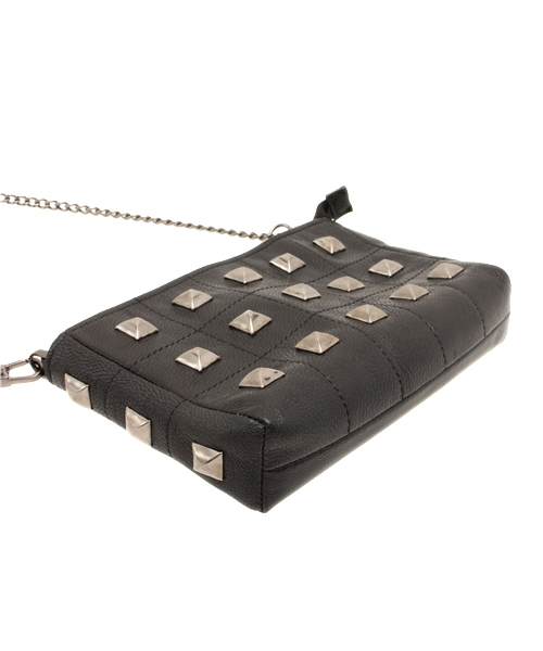 ROSE BUD（ローズバッド）の「 B145035 LAMB LEATHER STUDS POCHETTE（ショルダーバッグ・レディース・パープル/ブラック・ONE SIZE）」の7枚目の写真