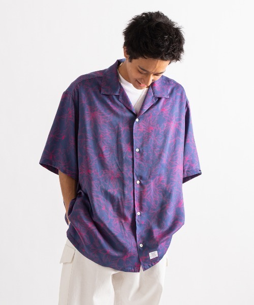 APPLEBUM（アップルバム）の「Veuns Suede S/S Oversize Shirt（シャツ/ブラウス・メンズ・ブラウン/ブラック/グレー/パープル・MEDIUM/LARGE/X-LARGE）」の4枚目の写真