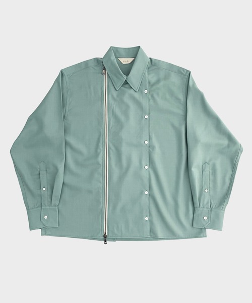 Jieda（ジエダ）の「ZIP & BUTTON SHIRT（シャツ/ブラウス）」 - WEAR
