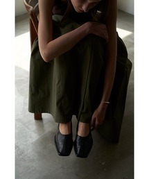 CLANE | OUTSTITCH SQUARE FLAT SHOES(パンプス)
