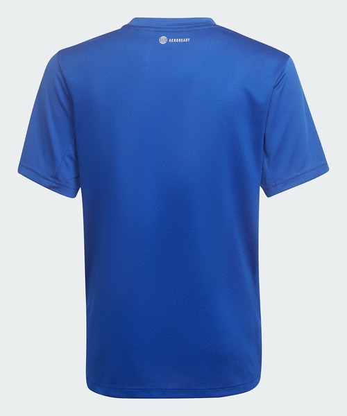 adidas（アディダス）の「デザインド フォー スポーツ AEROREADY トレーニング 半袖Tシャツ / アディダス（キッズ/子供用）（Tシャツ/カットソー・キッズ・ブルー/ブラック・130/140/150/160）」の3枚目の写真