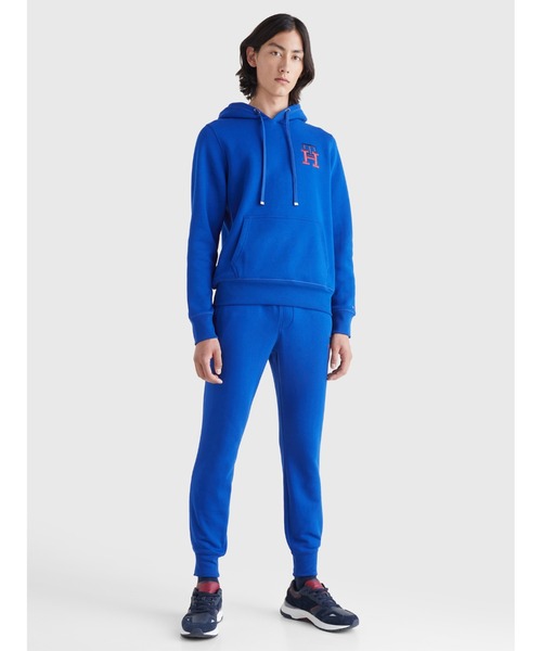   トミー AOPモノグラムフーディー パーカ海外限定 TOMMY HILFIGER トミー フーディー パーカー海外限定 レッド L