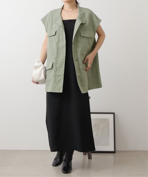 frames RAY CASSIN(フレームスレイカズン)の「ミリタリーベスト(ベスト・レディース・ブラック/ベージュ/カーキ・FREE)」の7枚目の写真