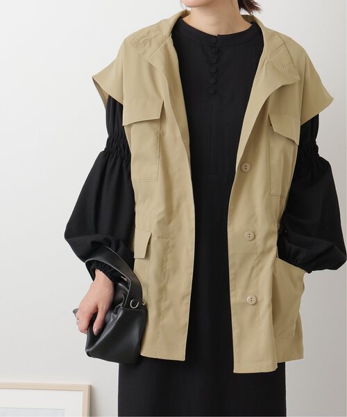 frames RAY CASSIN(フレームスレイカズン)の「ミリタリーベスト(ベスト・レディース・ブラック/ベージュ/カーキ・FREE)」の14枚目の写真