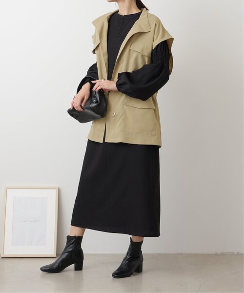 frames RAY CASSIN(フレームスレイカズン)の「ミリタリーベスト(ベスト・レディース・ブラック/ベージュ/カーキ・FREE)」の21枚目の写真