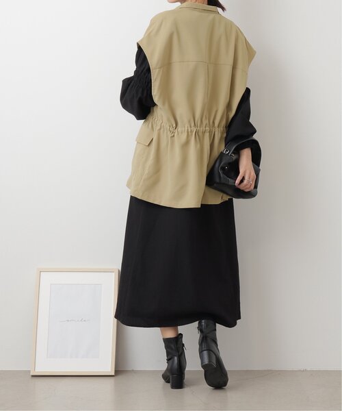 frames RAY CASSIN(フレームスレイカズン)の「ミリタリーベスト(ベスト・レディース・ブラック/ベージュ/カーキ・FREE)」の11枚目の写真