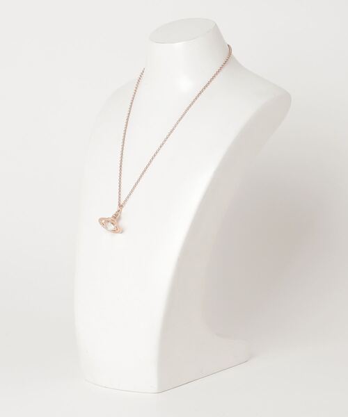 Vivienne Westwood（ヴィヴィアンウエストウッド）の「【Vivienne Westwood】NEW TINY ORB PENDANT 63020097（ネックレス・レディース・ピンク/シルバー/ゴールド/シルバー系その他・FREE）」の7枚目の写真