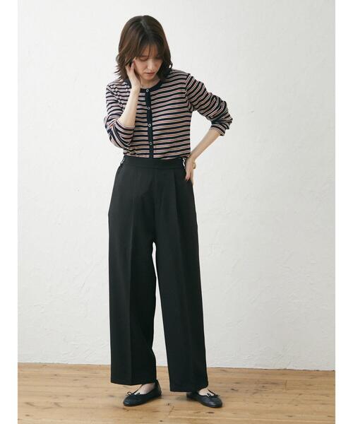 Petit fleur（プチフルール）の「・Petit Fleur センタープレスパンツ（その他パンツ・レディース・ブラック/ピンク/グリーン/ボルドー・FREE）」の8枚目の写真