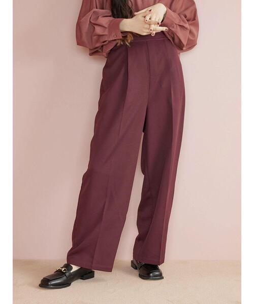 Petit fleur（プチフルール）の「・Petit Fleur センタープレスパンツ（その他パンツ・レディース・ブラック/ピンク/グリーン/ボルドー・FREE）」の18枚目の写真