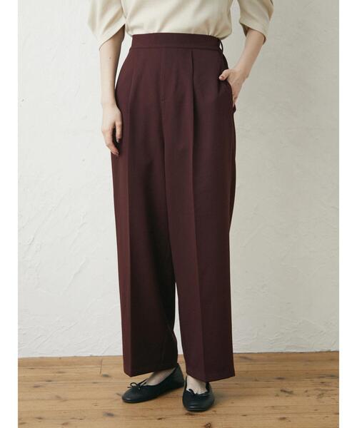 Petit fleur（プチフルール）の「・Petit Fleur センタープレスパンツ（その他パンツ・レディース・ブラック/ピンク/グリーン/ボルドー・FREE）」の4枚目の写真