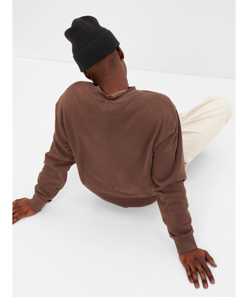 GAP（ギャップ）の「GAP 1969 ロゴ スウェット・トレーナー(ユニセックス)（スウェット・メンズ・ブラウン/エメラルド・XL/L/XS/S/M）」の8枚目の写真