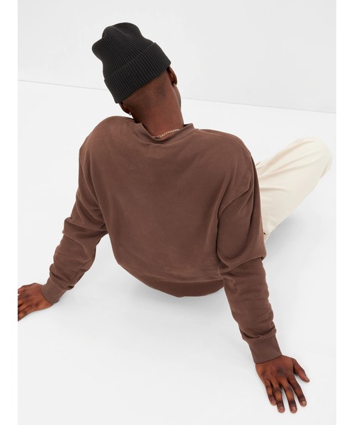GAP（ギャップ）の「GAP 1969 ロゴ スウェット・トレーナー(ユニセックス)（スウェット・メンズ・ブラウン/エメラルド・XL/L/XS/S/M）」の5枚目の写真