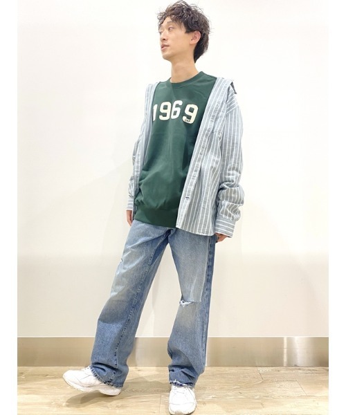 GAP（ギャップ）の「GAP 1969 ロゴ スウェット・トレーナー(ユニセックス)（スウェット・メンズ・ブラウン/エメラルド・XL/L/XS/S/M）」の9枚目の写真