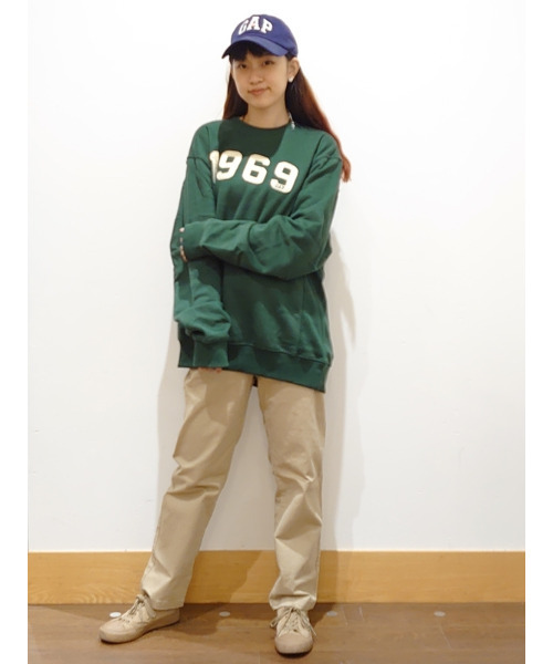 GAP（ギャップ）の「GAP 1969 ロゴ スウェット・トレーナー(ユニセックス)（スウェット・メンズ・ブラウン/エメラルド・XL/L/XS/S/M）」の12枚目の写真