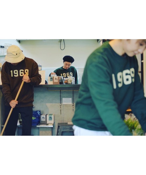 GAP（ギャップ）の「GAP 1969 ロゴ スウェット・トレーナー(ユニセックス)（スウェット・メンズ・ブラウン/エメラルド・XL/L/XS/S/M）」の21枚目の写真