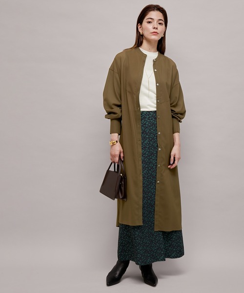 ROPE'(ロペ)の「【秋の新作】マルチWAYボザムシャツワンピース(シャツワンピース・レディース・ベージュ/オリーブ/ブラック・38)」の3枚目の写真