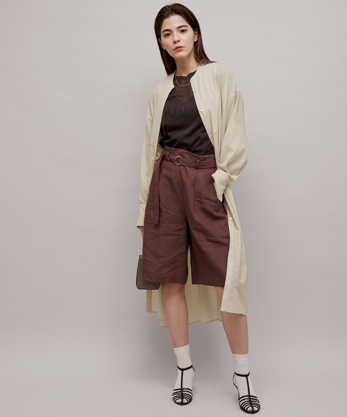 ROPE'(ロペ)の「【秋の新作】マルチWAYボザムシャツワンピース(シャツワンピース・レディース・ベージュ/オリーブ/ブラック・38)」の8枚目の写真