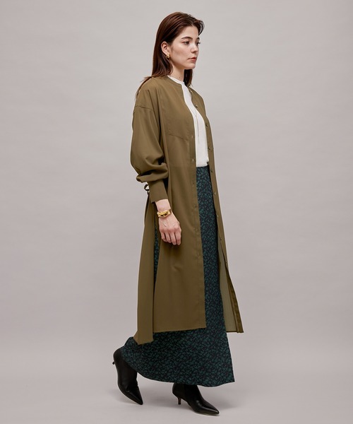 ROPE'(ロペ)の「【秋の新作】マルチWAYボザムシャツワンピース(シャツワンピース・レディース・ベージュ/オリーブ/ブラック・38)」の7枚目の写真