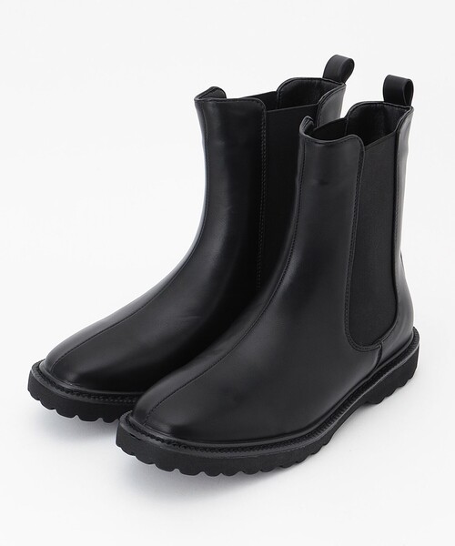 ANY（エニィ）の「【軽くて疲れにくい！】サイドゴアブーツ（ブーツ・レディース・ブラック系/黄土色系・LARGE/MEDIUM）」の5枚目の写真