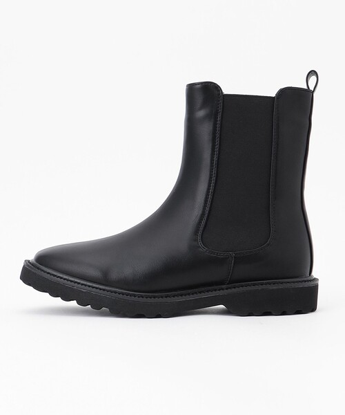 ANY（エニィ）の「【軽くて疲れにくい！】サイドゴアブーツ（ブーツ・レディース・ブラック系/黄土色系・LARGE/MEDIUM）」の6枚目の写真