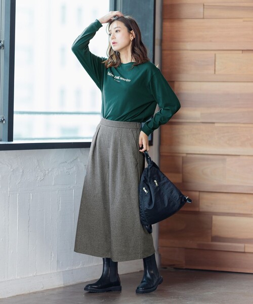 ANY（エニィ）の「【軽くて疲れにくい！】サイドゴアブーツ（ブーツ・レディース・ブラック系/黄土色系・LARGE/MEDIUM）」の13枚目の写真