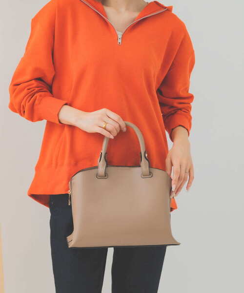 RODE SKO（ロデスコ）の「プチテープショルダー軽量トートバッグ（トートバッグ・レディース・グレー系その他/ブラック・ONE）」の11枚目の写真