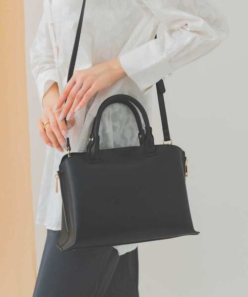RODE SKO（ロデスコ）の「プチテープショルダー軽量トートバッグ（トートバッグ・レディース・グレー系その他/ブラック・ONE）」の15枚目の写真