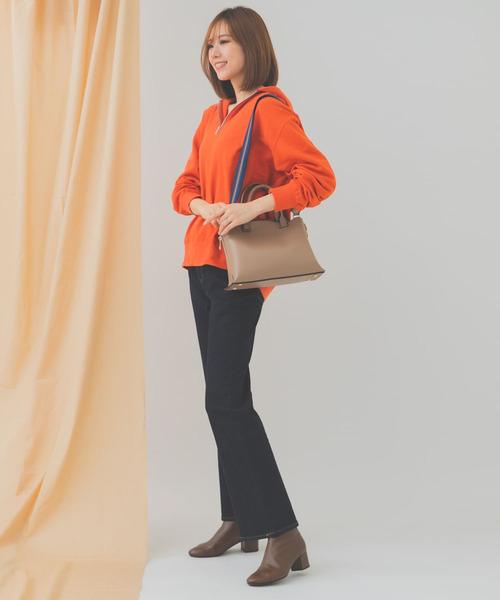 RODE SKO（ロデスコ）の「プチテープショルダー軽量トートバッグ（トートバッグ・レディース・グレー系その他/ブラック・ONE）」の22枚目の写真