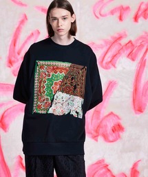 MAISON SPECIAL | 《ユニセックスアイテム》クレイジーバンダナ刺繍プライムオーバースウェットプルオーバー【MAISON SPECIAL/メゾンスペシャル】(スウェット)